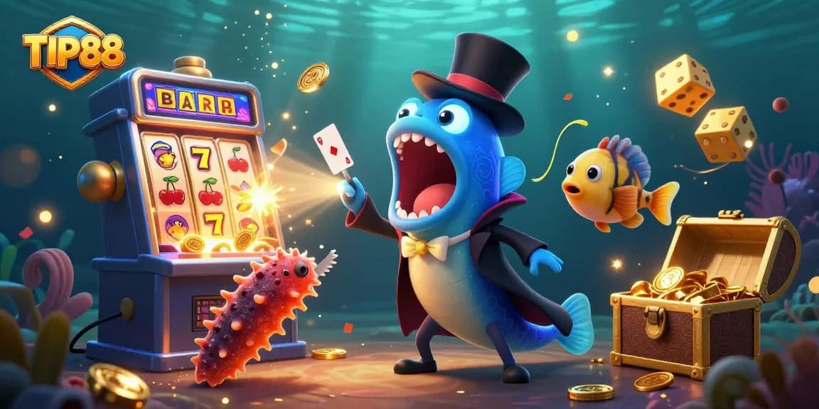 Experience the excitement of TIP88 with a magical underwater casino adventure and colorful games.