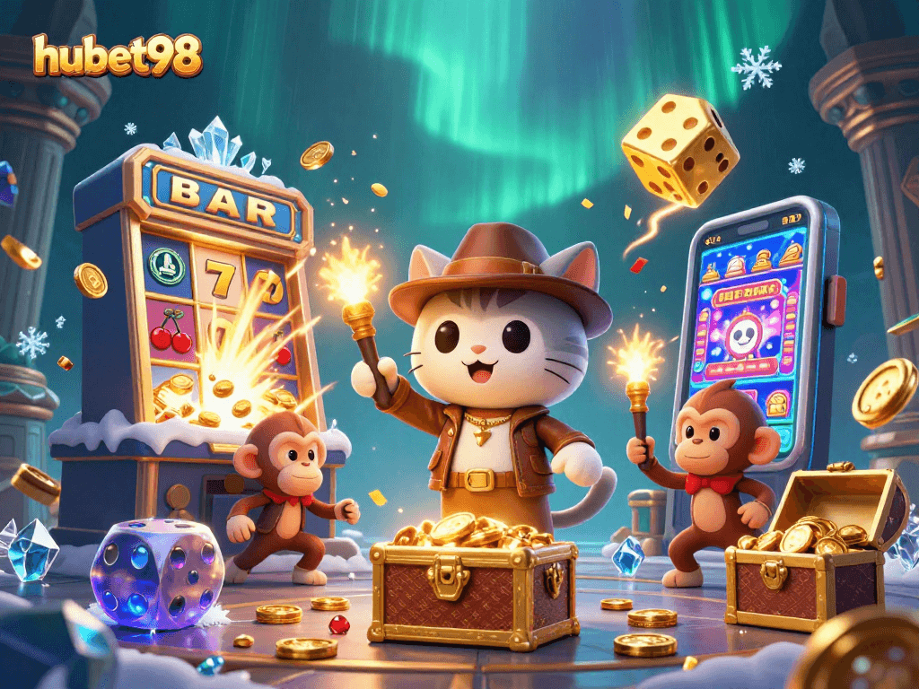 Engage in thrilling adventures with hubet98 at an underwater casino, uncovering treasures.