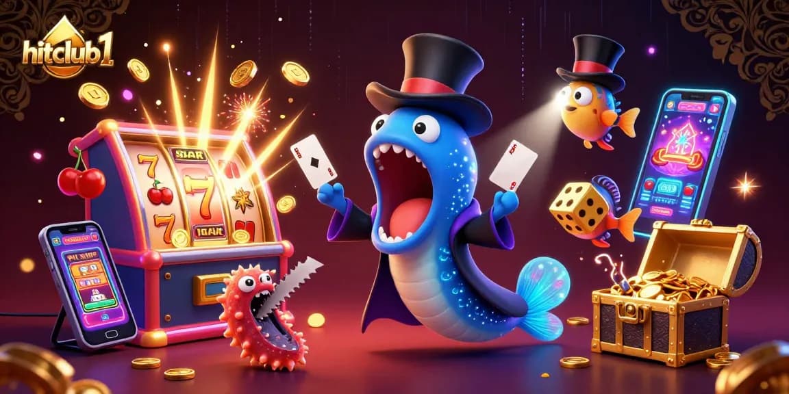 Experience exciting casino games at hitclub1 with vibrant characters and thrilling action.
