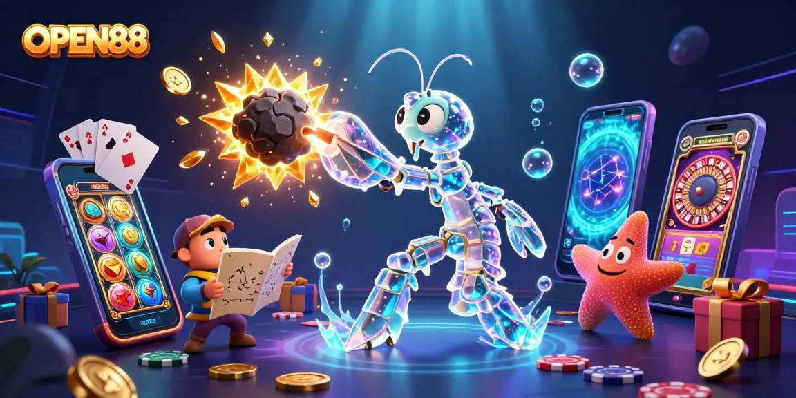 OPEN88 offers an exciting gaming experience with galactic samurai and underwater treasures, capturing the thrill of online gambling.