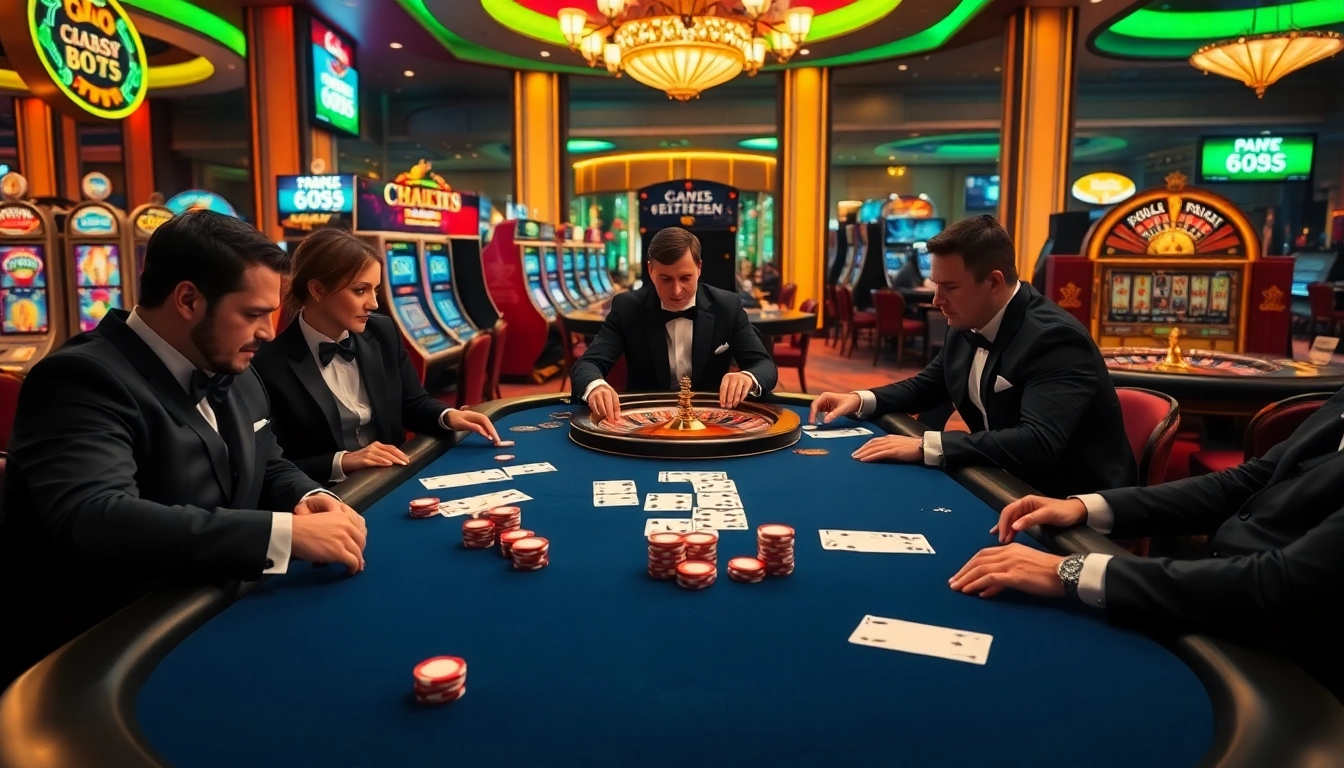 Engage in thrilling high-stakes poker action at nhà cái OK365's luxurious casino table.